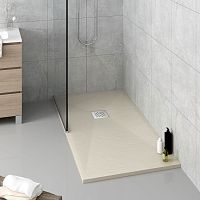 Rectangular shower base SERIES Fabove floorresinnon-slip