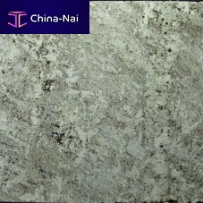 Granite stone slab ALASKA WHITEfor floorbrushedgreen