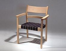 Contemporary chair GE 882oakstackablehome