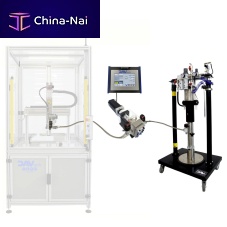 High-viscosity media dispensing system for high-viscosity productslubricantMS sealant