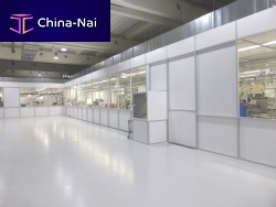 Clean room CleanCell 4.0®modularintegratedfor the pharmaceutical industry