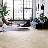 Engineered parquet floor SALT CHEVRON 130oaknatural oilglued