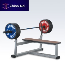 Flat weight training bench 60000with barbell rack