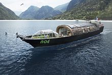 Ocean cruising motor yacht NOexpeditionfor river navigationclassic