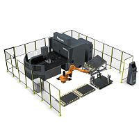 Robotic bending cell unloadingloadingfor press brakes