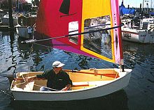 Single-handed sailing dinghy Guppy 9skiffrecreationalcatboat