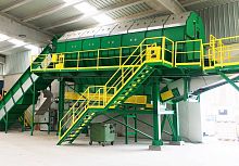 Dry screening sieving machine TROMfor industryrotaryfor waste