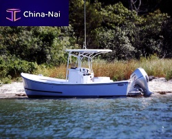 Outboard center console boat 220sport-fishingT-Top