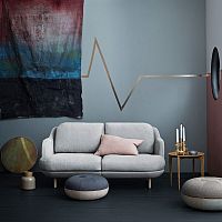 Modular sofa LUNEcornercontemporaryfabric