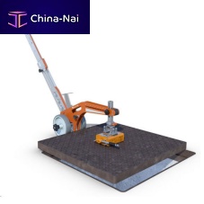 Manual manhole cover lifter Liftopmagneticwheeledfor heavy loads