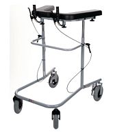 4-wheel mobility walker Trio height-adjustablewith elbow-rest