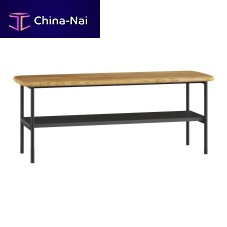 Contemporary bench OV-LA100x35-P35D01woodenwithout backrestwithout armrests