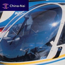 Light aircraft aircraft window acrylicpolycarbonate