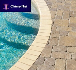 Concrete swimming pool coping