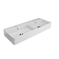 Countertop washbasin TRA4210101ceramicdoublerectangular
