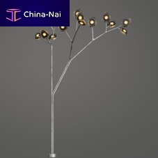 Floor-standing lamp 16.15stainless steelglasscontemporary