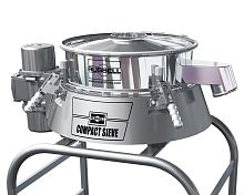 Circular vibrating screener Compact Sieve®dry screeningwet screeningfor wastewater treatment