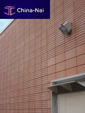 Terracotta ventilated facade TERRAFLATsheet