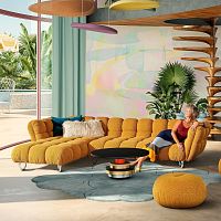 Modular sofa BALAAOcornercontemporaryfabric