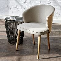 Contemporary chair JACK indoorfabricnatural oak