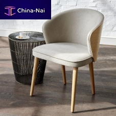 Contemporary chair JACK indoorfabricnatural oak