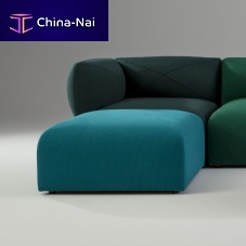 Contemporary pouf BLOBfabricsquareliving room