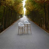 Contemporary bar chair BUNDindoorsolid woodplywood