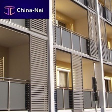 Aluminum solar shading DUCOSUN Ffor facadehorizontalorientable