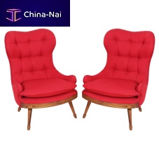 Traditional dining chair DUBUindoorfabricteak base