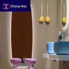 Wall-mounted bathroom mirror FLAG 172 contemporaryovalvertical