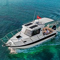 Wheelhouse cabin cruiser GOBY 230-OBsea6-person max.sundeck