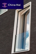 Glass railing FALL-THROUGH MAC glass paneloutdoorfor windows