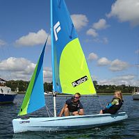 Single-handed sailing dinghy FUSIONchildren'sdouble-handedregatta