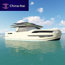 Inboard express cruiser GreeNaval 47hybridtwin-engineflybridge