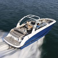 Inboard deck boat HD3hybriddual-consoleopen