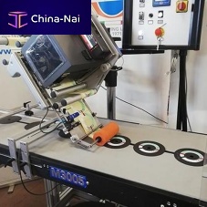 Abrasive label printer-applicator M3005Asidebagfor industrial use