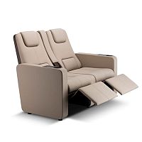 Polyurethane foam cinema seating RIVA TWIN HERITAGE 4303home cinemahomebeige