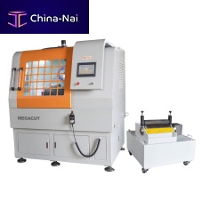 Rotary blade cutting machine MEGACUT series for metalsamplePLC-controlled