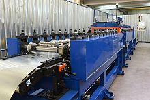 Galvanized profile roll forming line for roller shuttersautomaticPLC-controlled