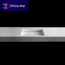 Built-in washbasin TICKLESSCorian®with counterdouble