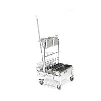 Cleaning trolley PurMop® seriesmetalmultipurpose