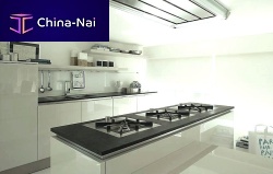 Contemporary kitchen SLATE NATURALslatehandlelessmatte