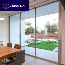 Minimalist patio door foldingaluminumdouble-glazed