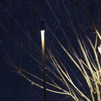Garden bollard light AMANITA 6contemporarystainless steelopal