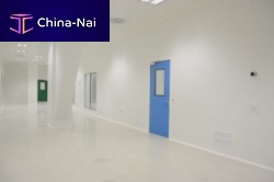 Removable partition HIGH TECHlaminatemetalfor clean rooms