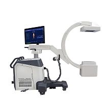 Mobile C-arm RCM-605X with flat panel detectorwith integrated video monitor