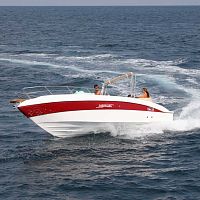 Outboard walkaround Eden 26 10-person max.with cabinsundeck