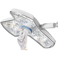 Ceiling-mounted surgical light HyLED C50 VetLEDveterinary2-arm