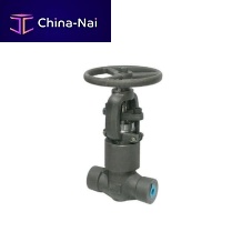 Gate valve with handwheelstopthreaded