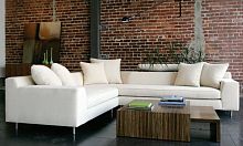 Corner sofa SHEAcontemporaryfabricwhite